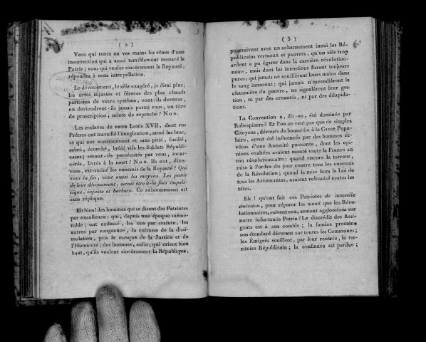 Appel aux chouans et aux brigands de la Vendée, par un républicain