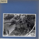 Brissac-Quincé : Château, vue aérienne