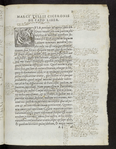 Marci Tullii Ciceronis de fato liber