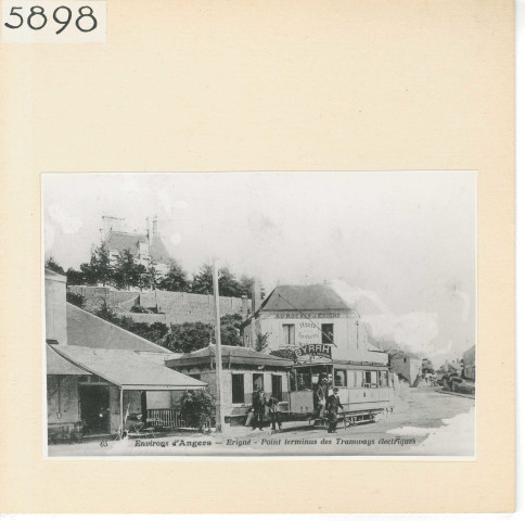 Erigné : Terminus tram