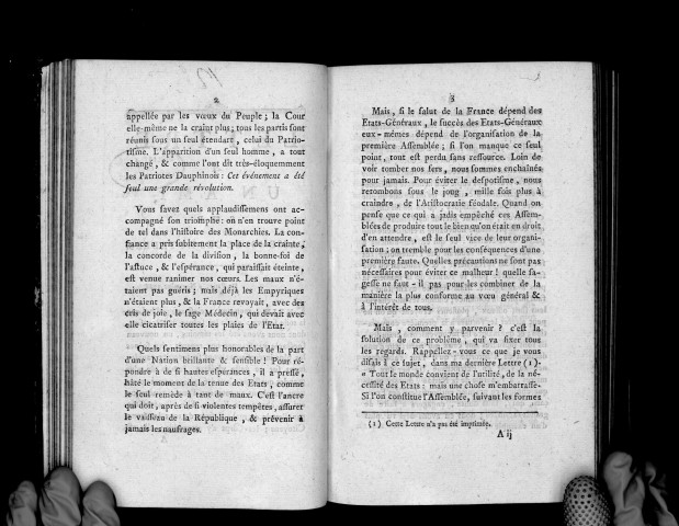 Lettre à un ami sur l'Assemblée des notables