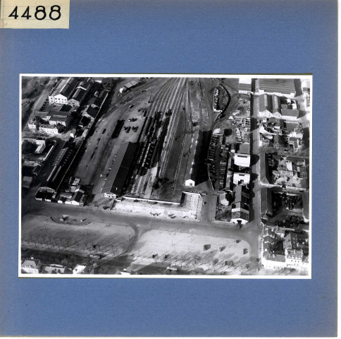 Angers : Gare Saint-Serge (vue aérienne)