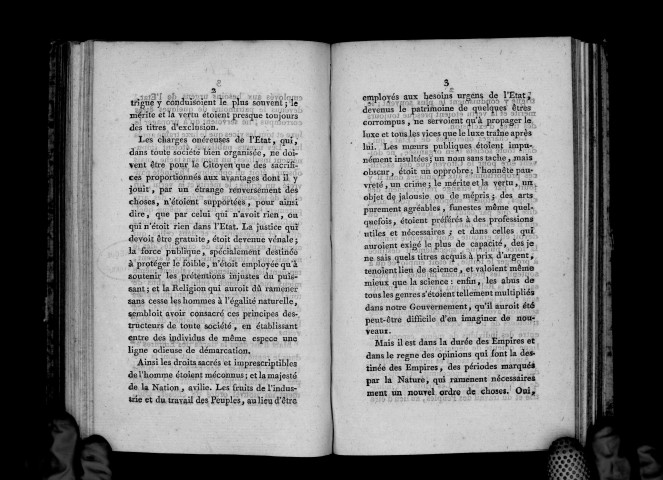 Discours prononcé par M. Benaben le jour de sa réception au club des Amis de la Constitution