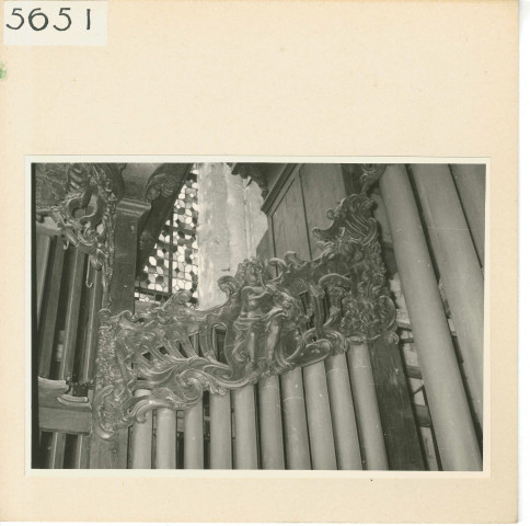 Angers : Orgue, détails (Cathédrale)