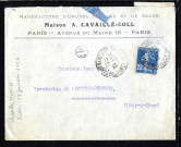Lettres de Charles Mutin (Manufacture d'orgues Aristide Cavaillé-Coll) à Jean Huré