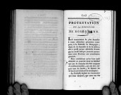 Protestation de la noblesse de Bourgogne