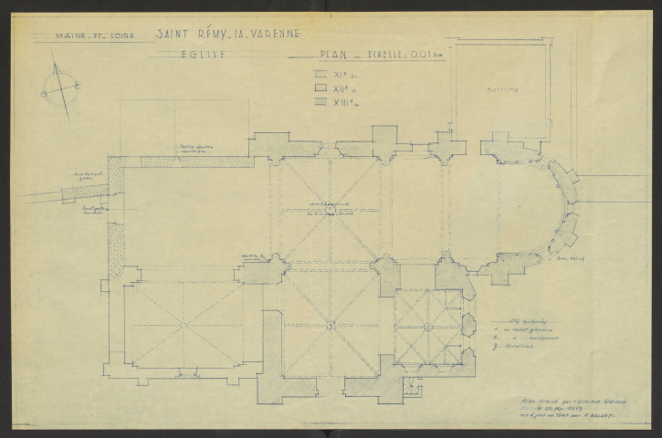 [Photographies des monuments du] Diocèse d'Angers : Saint-Rémy-la-Varenne - Saumur