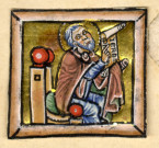 Miniatures découpées provenant de la Bible de Pierre de Pampelune