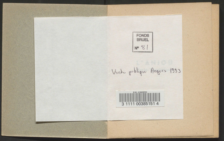 L'Anjou cyclo-touristique: 50 itinéraires et schémas