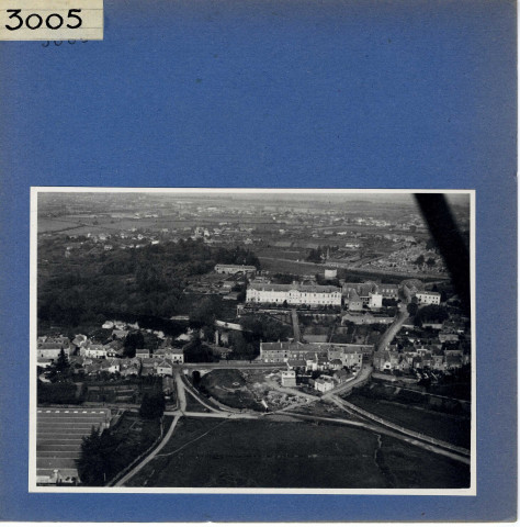 Angers : Vue aérienne de l'abbaye Saint-Nicolas
