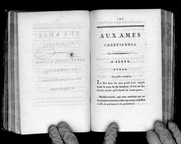 Aux âmes chrétiennes. Sexte, none, vêpres et complies, pour tous les jours de la semaine, à l'usage du peuple