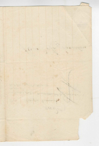 Correspondance de Mathieu-Antoine Bouchaud, professeur au collège de France [à Lakanal]