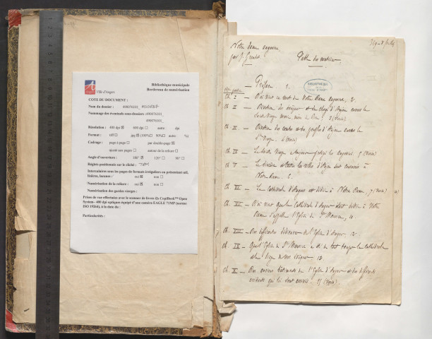 « Notre-Dame angevine ou traitté historique, chronologique et moral de l'origine et de l'antiquité de la cathédrale d'Angers, des abbayes, prieurez, églises collégiales et paroissiales, monastères et chapelles bâties et dédiées en Anjou en l'honneur de Dieu, sous l'invocation de la très-sainte Vierge Marie, mère de Dieu, comme aussi de ses images miraculeuses vénérées en cette province »