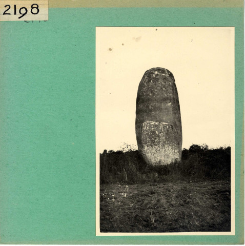 Saint Macaire en Mauges : Menhir de la Bretellière