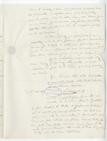 Correspondance de Joseph Lakanal [à Pierre-Jean David d'Angers et Lallemand]