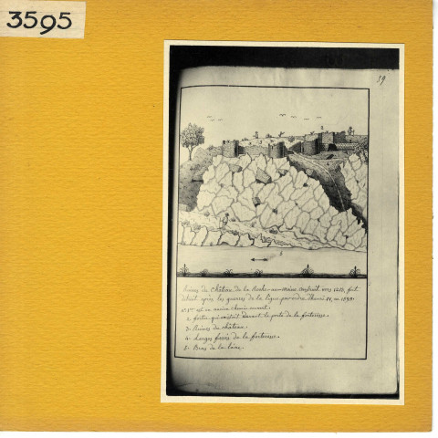 Savennières : Château de la Roche aux Moines, ruines