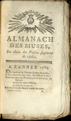 Almanach des Muses. 1785