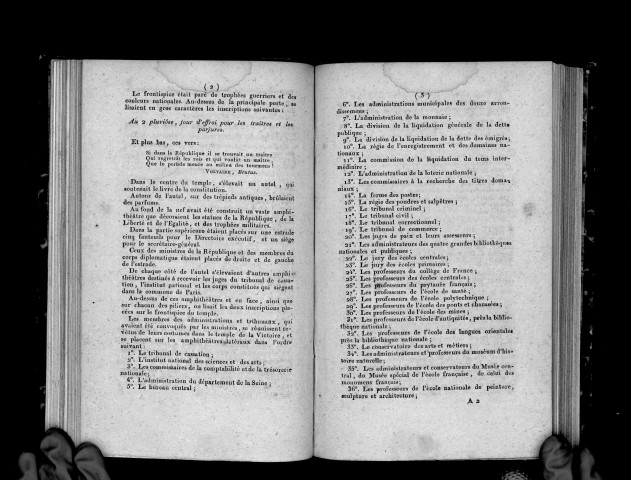 Procès-verbal de l'anniversaire de la juste punition du dernier roi des Français célébré à Paris, dans le temple de la Victoire, le 2 pluviôse, an VII