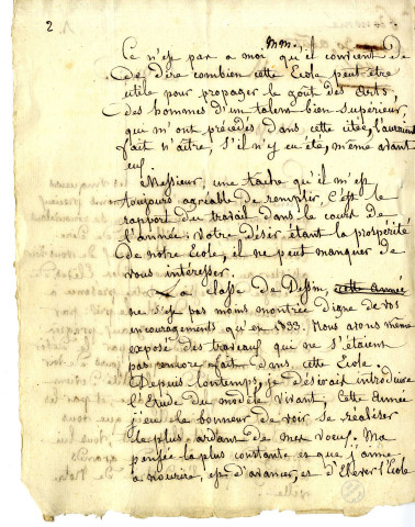 Discours de Jean-Michel Mercier, de Versailles, peintre d'histoire, aux distributions des prix de l'Ecole de dessin d'Angers dont il était directeur