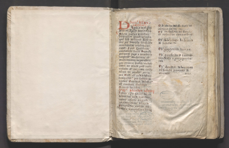 Martyrologe-obituaire de l'abbaye du Ronceray