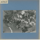 Durtal : Château (vue aérienne)