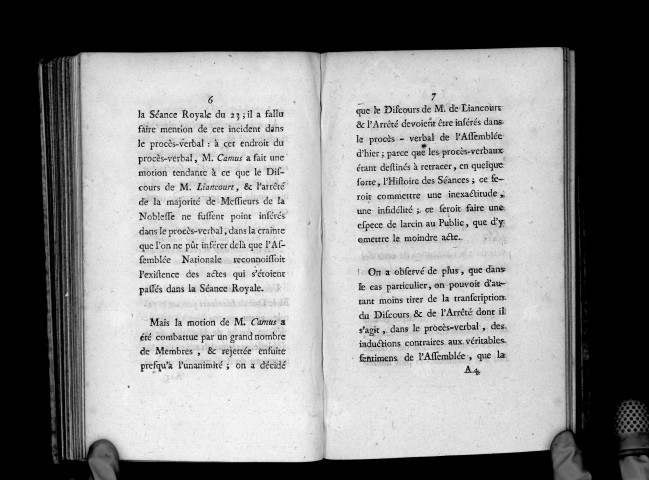 Assemblée nationale. Séance du 27 juin 1789