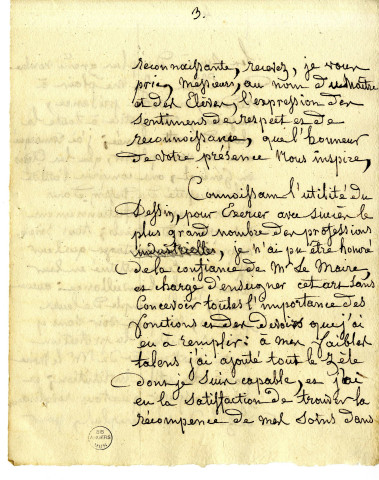 Discours de Jean-Michel Mercier, de Versailles, peintre d'histoire, aux distributions des prix de l'Ecole de dessin d'Angers dont il était directeur