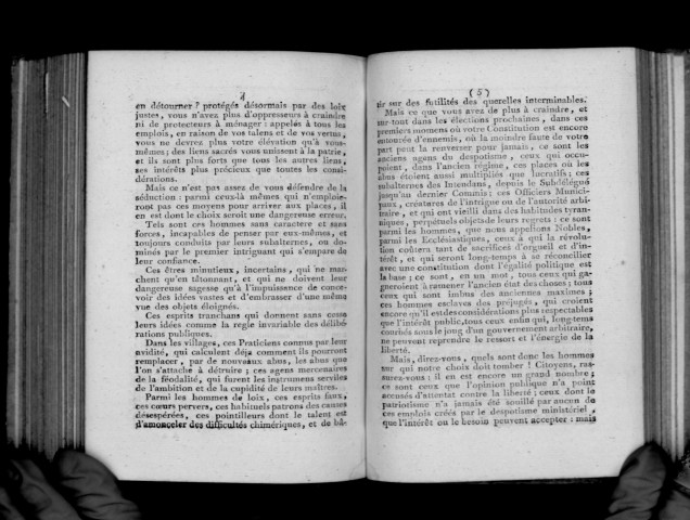 Avis aux citoyens français sur le choix des officiers municipaux