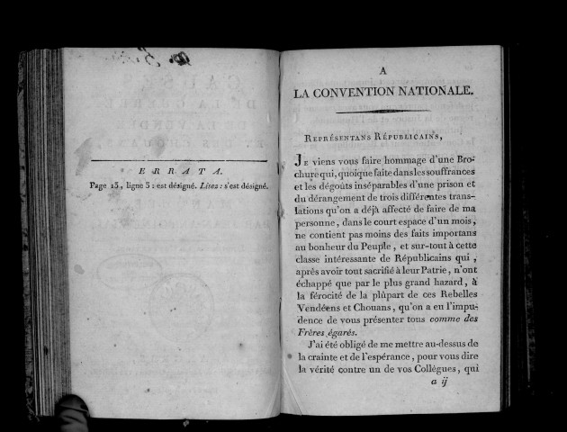 Causes de la guerre de la Vendée et des chouans, et l'amnistie manquée, par Jean-Antoine Vial