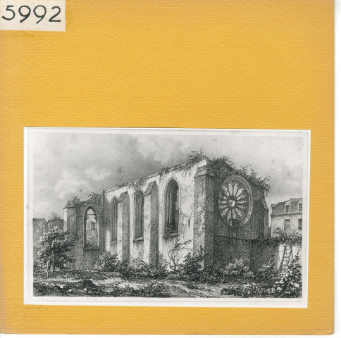 Angers : Ruines Abbaye Toussaint