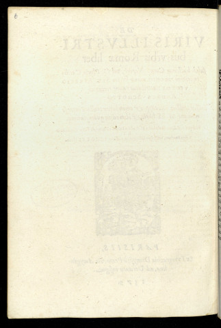 De viris illustribus Romae liber falso hactenus Corn. Nepoti, vel C. Plinio Caecilio inscriptus : in veteri manu scripto Sext. Aurelio Victori attributus ; nunc recens ab Andrea Schotto factus auctior.