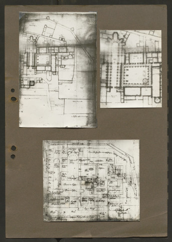 [Photographies de monuments d'] Angers - Abbaye Saint-Aubin. I
