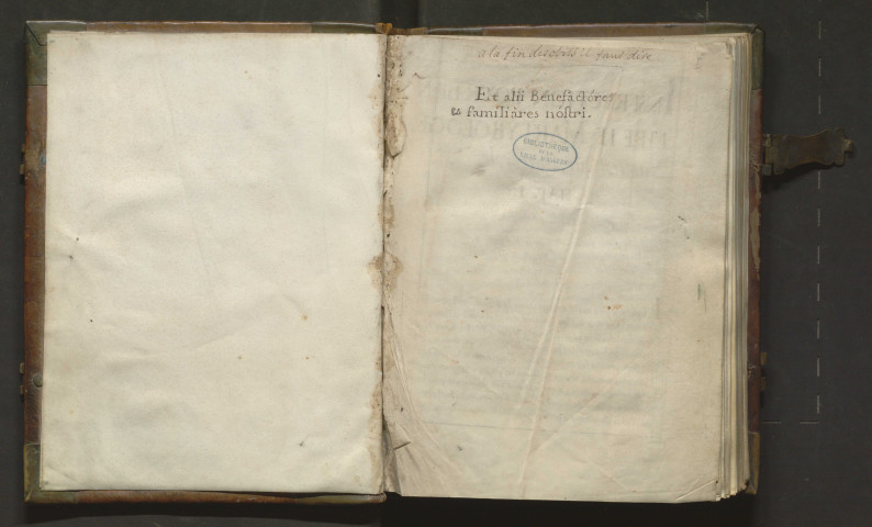 « Calendarium defunctorum quorum memoria fit quotannis anniversario die in ecclesia monasterii Beatae Mariae de Charitate Andegavensis, summa fide et diligentia expressum ex veteri, anno Domini 1614 »