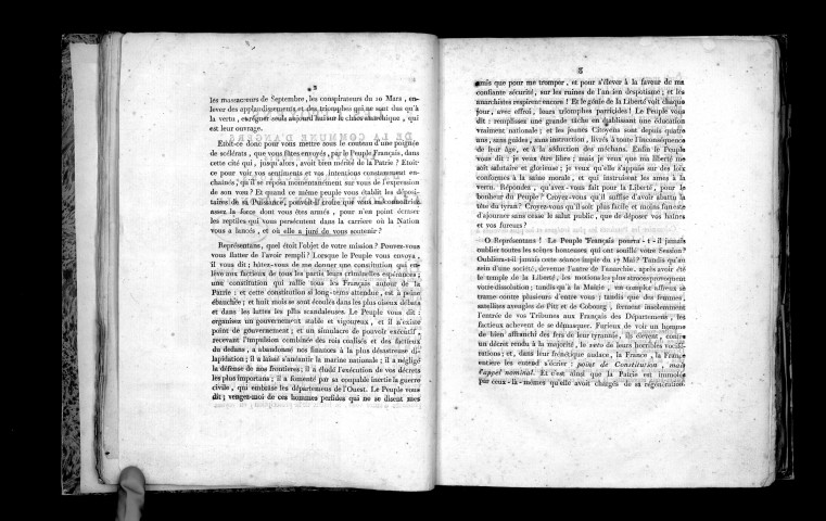 Les citoyens de la commune d'Angers légalement réunis dans leurs sections, à la Convention nationale