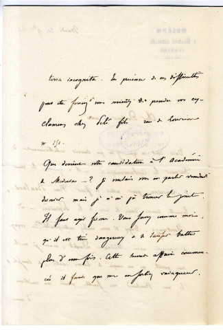 Correspondance de Decaisne [avec Ad. Gubler]