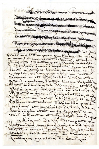 14 - 2 lettres et 1 note écrites par David d'Angers.