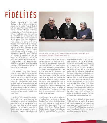 Fidélités Dorny Walker Butor