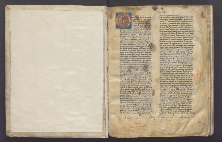 Fragment d'un recueil de sermons