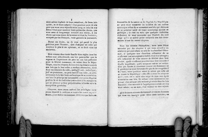 Précis des discours prononcés par A.-F. Le Tellier, commissaire spécial du gouvernement, aux habitants des cantons de Bournezeau, des Essarts, etc., département de la Vendée