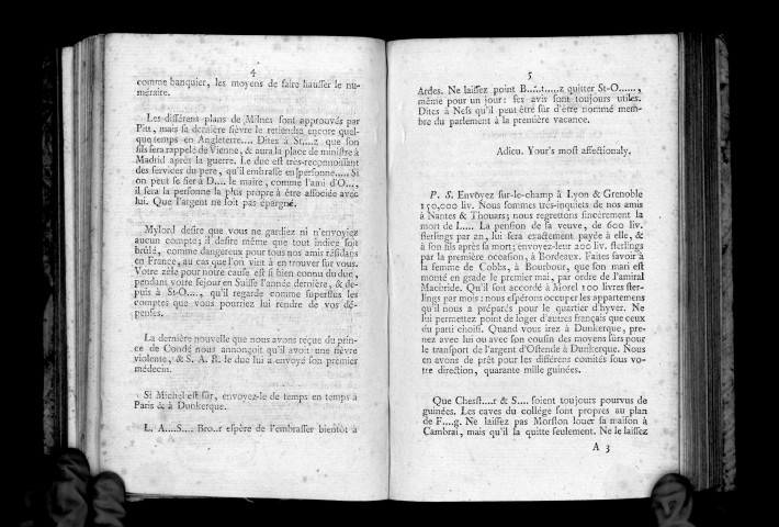 Traduction littérale d'une lettre écrite en anglais et déposée au Comité de salut public, 29 juin 1793
