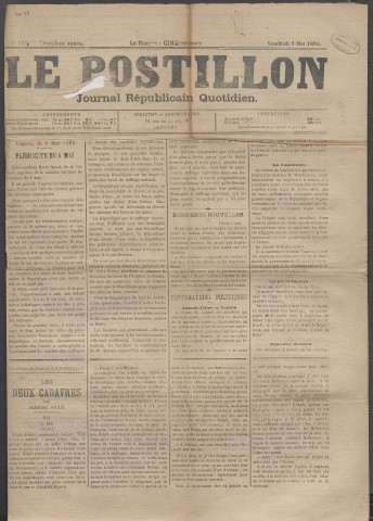 Le postillon. 9 mai 1884 (2e année, n° 127)