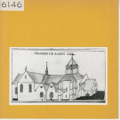 Angers : Eglise Saint-Laud dessinée par Ballain (1716)