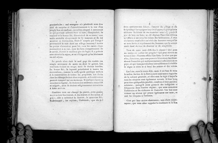 Instructions préliminaires données par A.-F. Letellier, commissaire spécial du pouvoir exécutif de la République française, aux habitants des départements de la Vendée et Loire-Inférieure, lors de l'organisation des administrations républicaines dans ces contrées