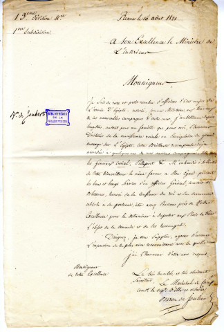 Joubert (Joseph, baron de), maréchal de camp