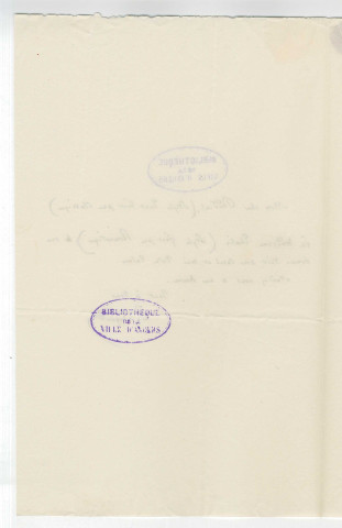 Correspondance de E. Béquet [à Pierre-Jean David d'Angers]