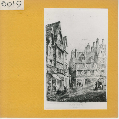 Angers : Place Neuve et rue de l'Aiguillerie