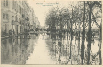 Angers. Inondations 1910. Quai National