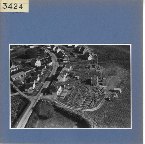 Chalonnes : Quartier des Castors, vue aérienne