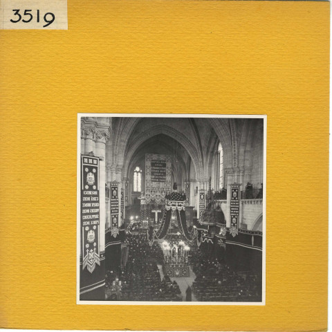 Angers : Messe de requiem pour le pape Pie XI à la cathédrale