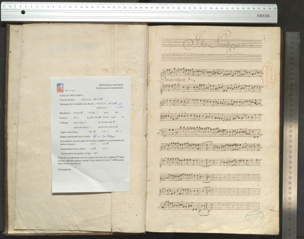 Isis, opéra en cinq actes. Paroles et musique. / Livret de Philippe Quinault, musique de Jean-Baptiste Lully